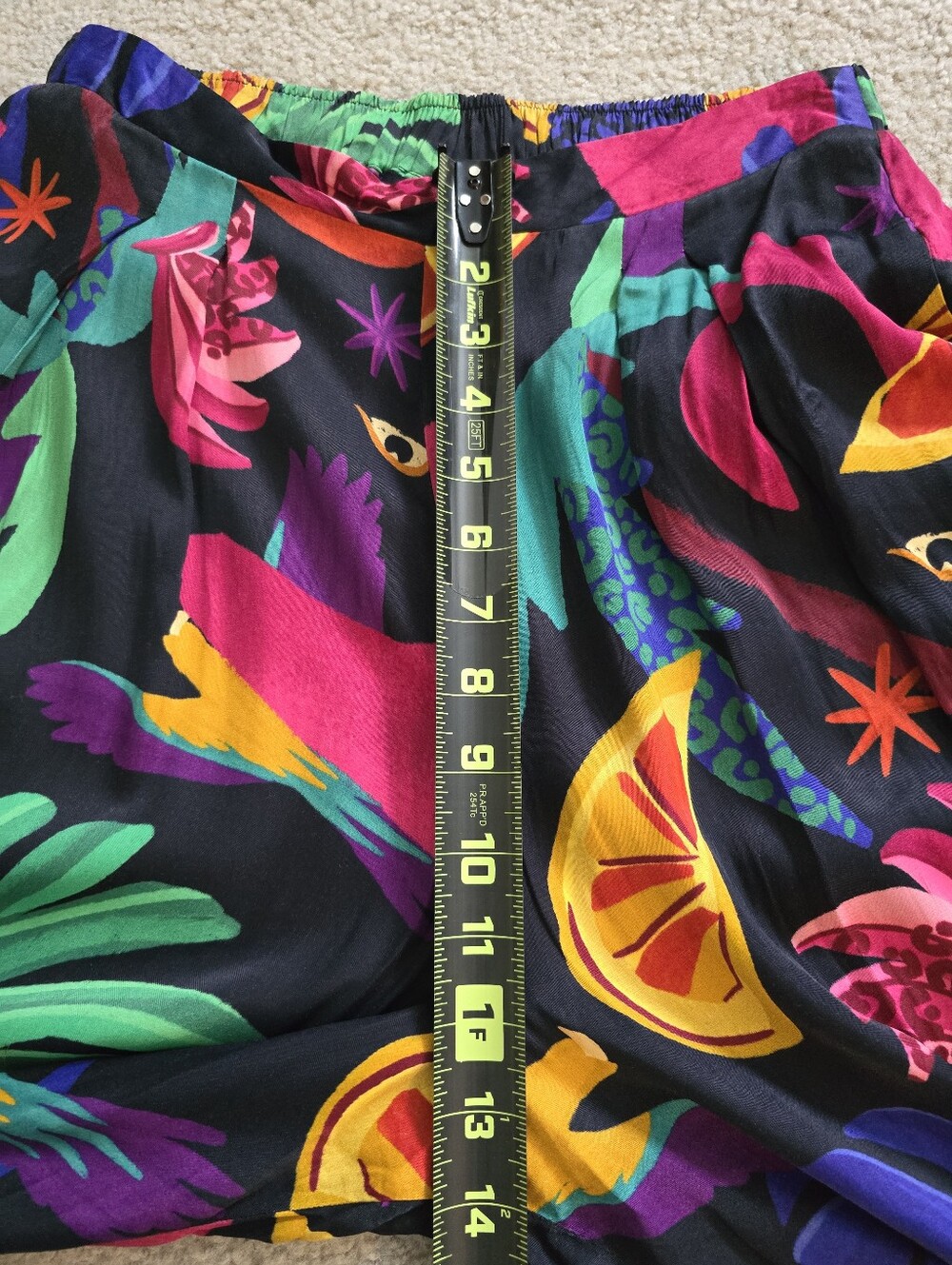 Farm Rio Mystic Jungle Print Wide Leg Pants Small - Picture 9 of 13